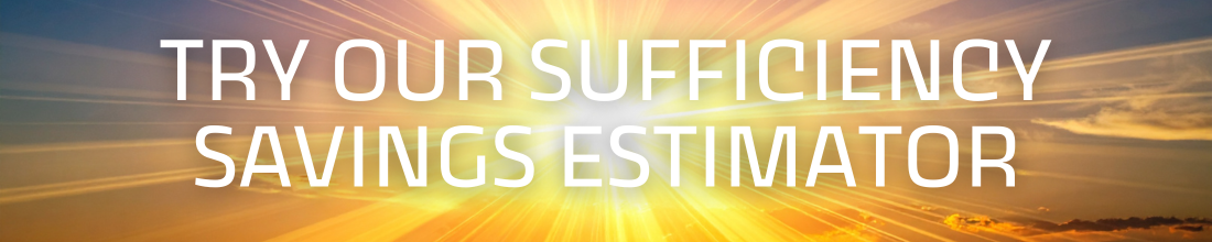 Sufficiency Savings Estimator